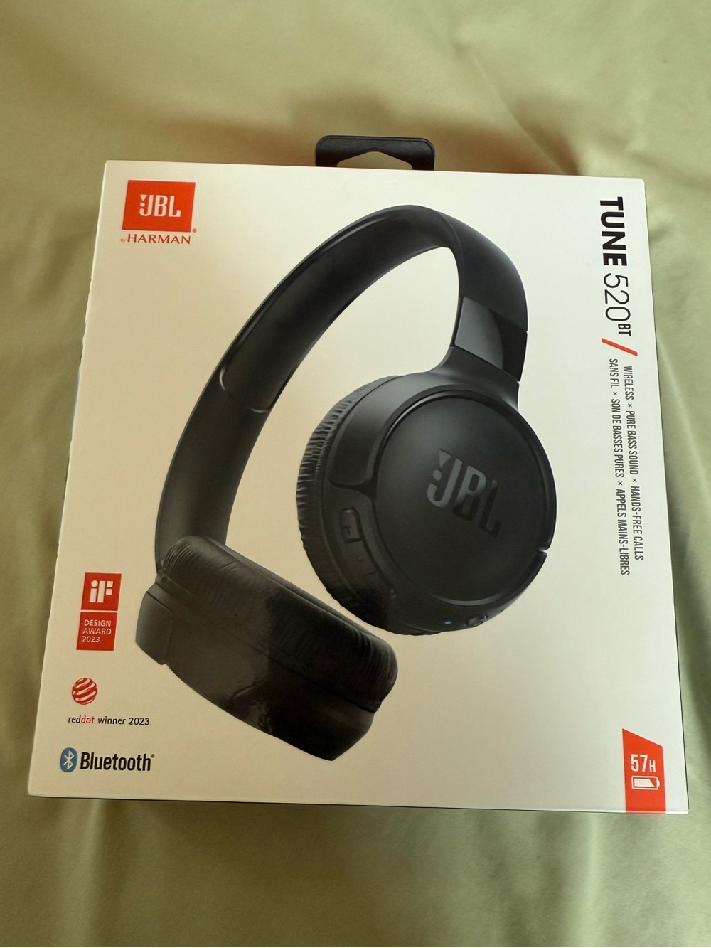 JBL Harman Headphones Tune520 Bluetooth